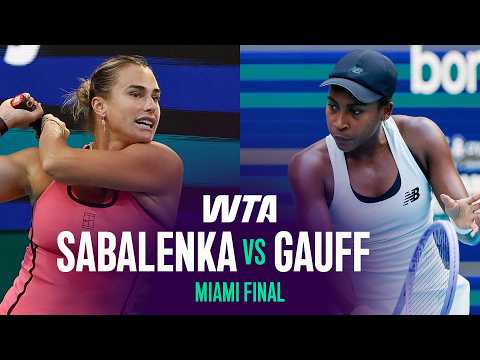 Aryna Sabalenka vs. Coco Gauff | 2026 Miami Open Final | WTA Match Highlights