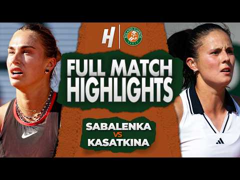 Aryna Sabalenka vs Daria Kasatkina – FULL Match Highlights | Round 3 | Roland Garros 2026