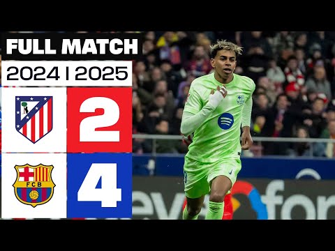 Atlético de Madrid  2-4 FC Barcelona | PARTIDO COMPLETO | LALIGA EA SPORTS 2024/25