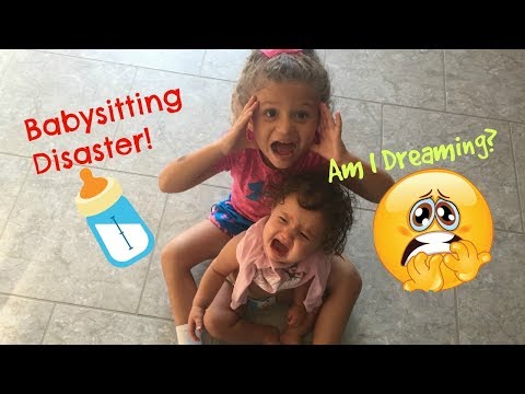 Babysitting Disaster Fail SKIT! Surprise Ending…is it all a bad DREAM? Sister Sister!