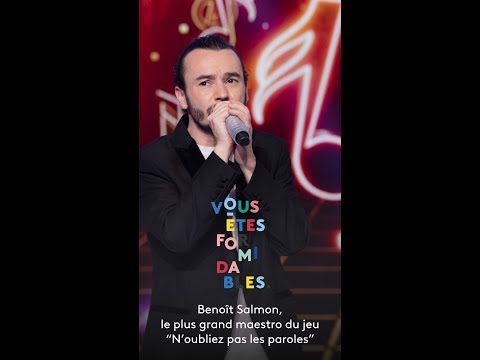 Benoît Salmon, le plus grand maestro du jeu“N’oubliez pas les paroles”