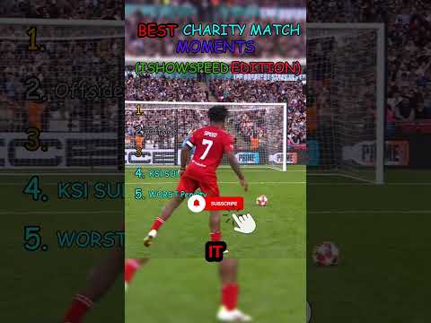 BEST MOMENTS OF SIDEMEN CHARITY MATCH!! (ISHOWSPEED EDITION) #speed #sidemen #charitymatch