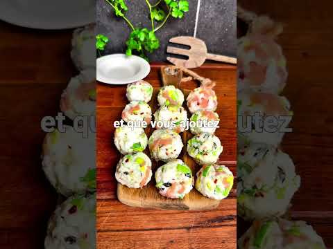 Boules de sushi au saumon 🍣