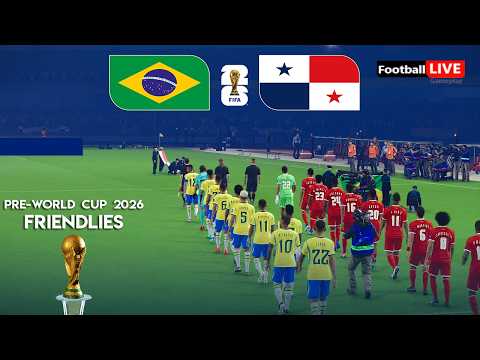 BRAZIL vs PANAMA – Pre-World Cup 2026 Friendlies | Full Match All Goals | Simulation PES
