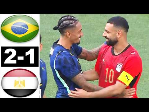 Brésil vs Egypte 2-1 | Résumé du Match Complet | Match Amical 2026