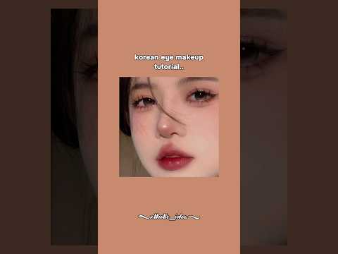 chinese eye makeup tutorial🤎🤍🩷 #love #korean #eyemakeup #tutorial