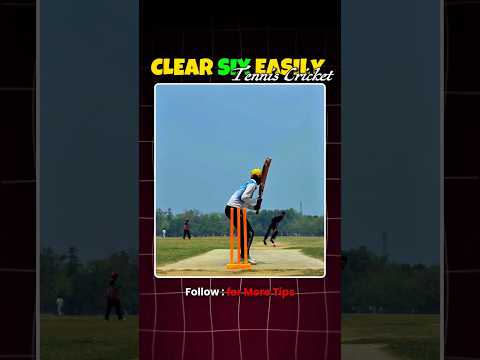 Clear Six Easily in Tennis Cricket 📌🤯