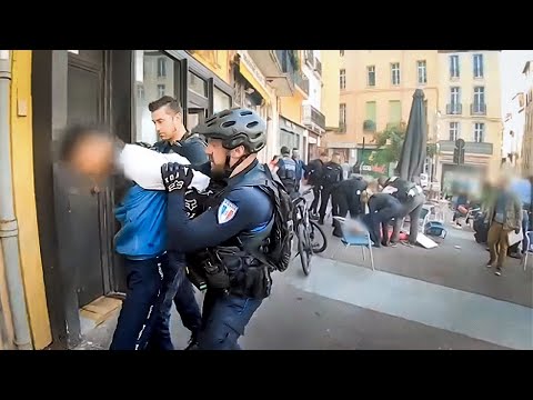 CRS à Perpignan : La Brigade VTT face aux Trafiquants