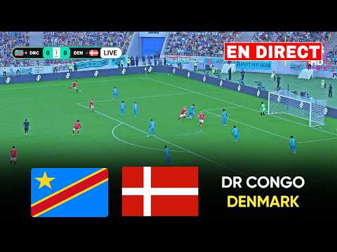 EN DIRECT : DR Congo vs Danemark – PRÉ-COUPE DU MONDE 2026 | Simulation Match En Direct eFootball