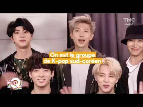 [ENG SUB] BTS on french show LE PETIT Q (QUOTIDIEN)