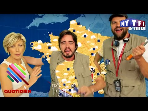 Eric et Quentin découvrent leurs nouveaux voisins à TF1 | Quotidien avec Yann Barthès