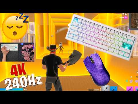 EWEADN Z7 Unboxing ASMR 😴 Box Fight Gameplay 📦 Satisfying Keyboard Fortnite 4K 240 FPS🏆