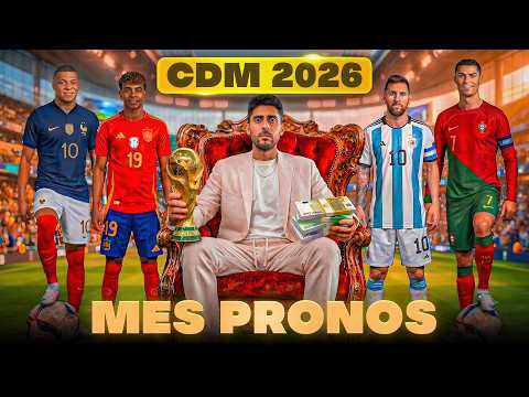 🏆 J’ai prédit le vainqueur de la Coupe du Monde 2026 ⚽️ (voici mes pronos)