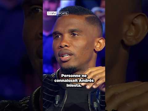 😍🗯️ La folle anecdote de Samuel Eto'o sur Andrés Iniesta ! #Shorts