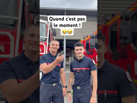 🚨 Quand le bip retentit… toujours au pire moment 😅🛁 Sous la douche, 🍳 , etc… #pompiers
