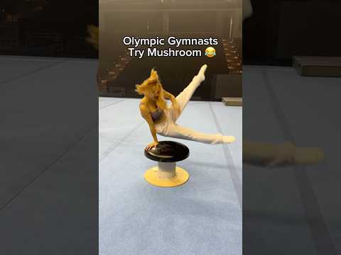 Female Olympic gymnasts try men’s gymnastics 😂#gymnast #gymnastics #sports #olympics #fail #fails