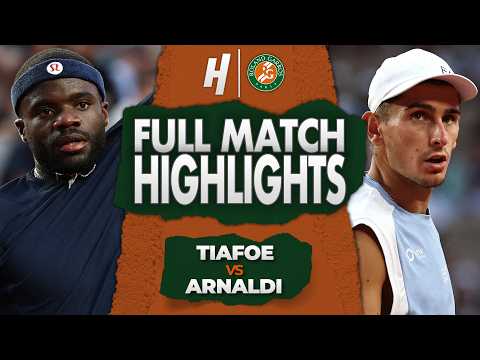 Frances Tiafoe vs Matteo Arnaldi – FULL Match Highlights | Round 4 | Roland Garros 2026