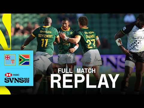 Giants BATTLE for gold 🥇 | Fiji v South Africa | HSBC SVNS Perth 2026 | Full Match Replay