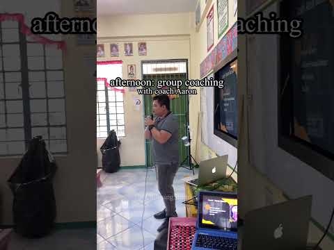 group financial coaching session with teachers in Laguna