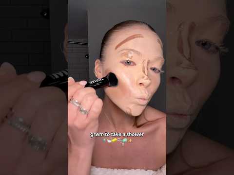 GRWM to take a shower // pre shower makeup 🫧✨👏🏼