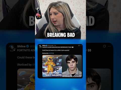 HappyGal’s Reaction To Possible Fortnite x Breaking Bad 👀 #happyhappygal #fortnite #breakingbad