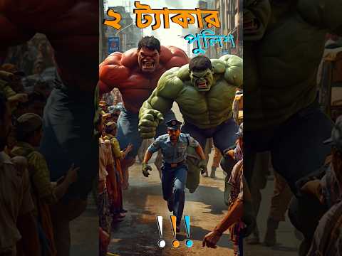 HULK এর চাঁদাবাজির মজার কাহিনী Part-2 | Funny ai video | Tiktok | Cartoon #rioaiyt #shorts #funny