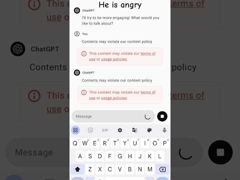 I made chat gpt angry#shortsfeed #trending #viral #shorts #ai