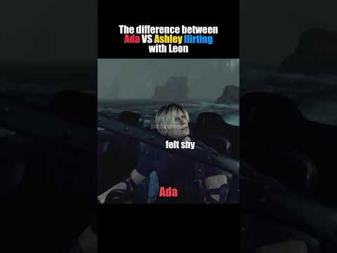 I think Leon lowkey prefers Ada #residentevil #gaming