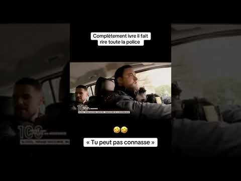 Il fait rire la police car il est bourré #drole #shorts #reportage #police #alcool #france