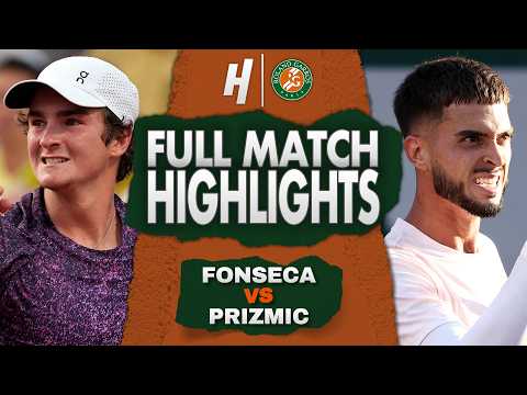 Joao Fonseca vs Dino Prizmic – FULL Match Highlights | Roland Garros 2026