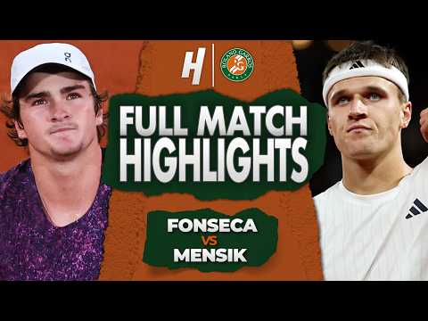 Joao Fonseca vs Jakub Mensik – FULL Quarterfinal Highlights 🔥 Roland Garros 2026