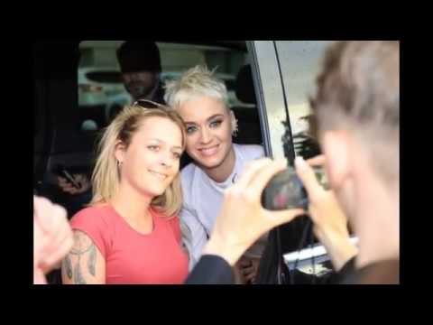 Katy Perry arriving at the recording of 'Quotidien' TV Show in Paris