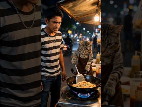 Kucing Jualan Nasi Marah-Marah ke Pelanggan,Bikin Ngakak#shorts #youtubeshorts #kucinglucu