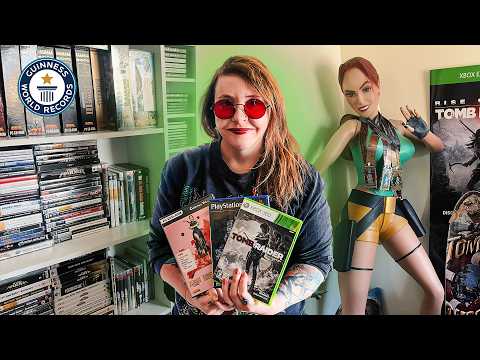 Largest Collection of Tomb Raider Video Games | Guinness World Records