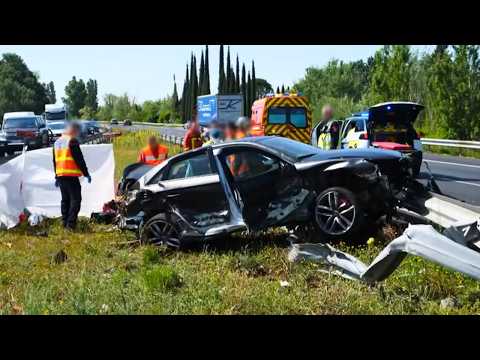 Le GO-fast à 240 km/h sur l’A8 finit en Gros-crash