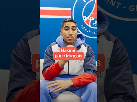 Le joueur du PSG, Achraf Hakimi, nous répond en français.