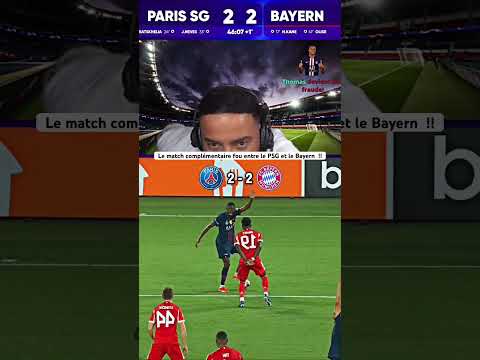 Le match de fou entre le PSG et Bayern !! #immigreparisien #psg #bayernmunich #championsleague