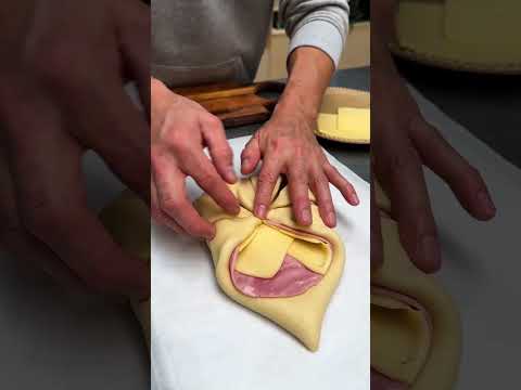 Le moulin à vent feuilleté jambon fromage #Shorts