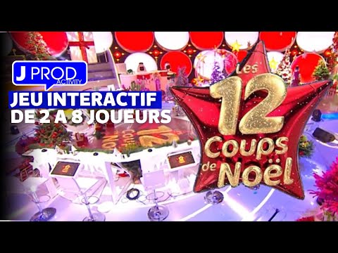 LES 12 COUPS DE NOEL – JEU INTERACTIF DE 2 A 8 JOUEURS 2023 ( LES 12 COUPS DE MIDI) – JPROD ACTIVITY