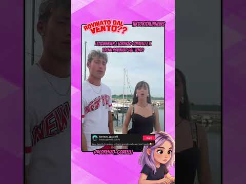 LETIZIA4EVER E LORENZO GOATELLI E IL TREND ROVINATO DAL VENTO #tiktok #webboh #perte #trend
