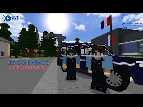 LIVE – 100 JOURS AVEC LES GENDARMES DE NORMANDIE – MINECRAFT
