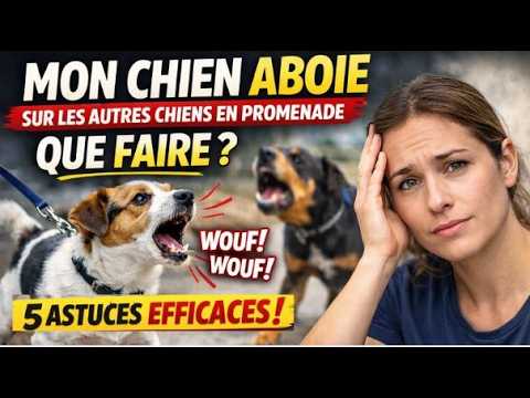 Mon chien aboie sur les autres chiens en promenade, que faire ? 5 astuces