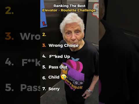 Nerve Wrecking Elevator – Roulette 😂 #prank #funny #fail