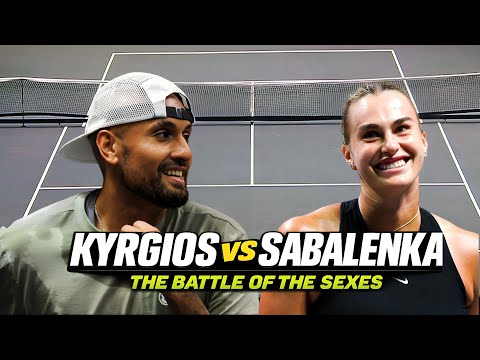 Nick Kyrgios vs Aryna Sabalenka – Battle of the Sexes 2025 | 4K Highlights