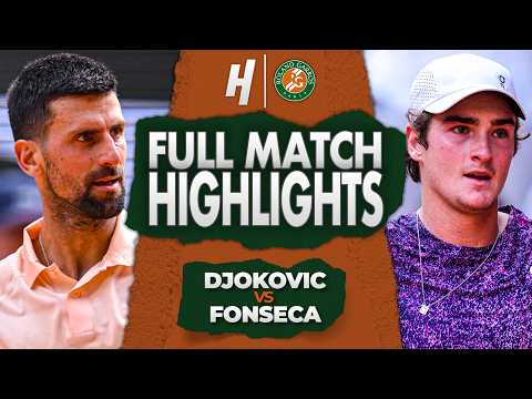 Novak Djokovic vs Joao Fonseca – FULL Match Highlights | Round 3 | Roland Garros 2026