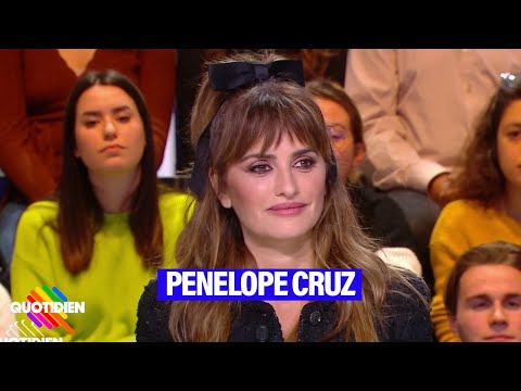 Penelope Cruz parle SUPER bien français sur le plateau de Quotidien