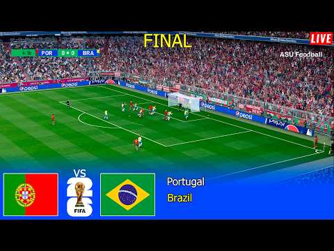 Portugal-Brazil-Final of the FOOTBALL World Cup 2026 Full match / / Gameplay PES