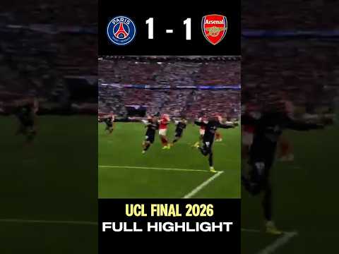 PSG vs ARSENAL • FULL HIGHLIGHT #psg #arsenal #uclfinal