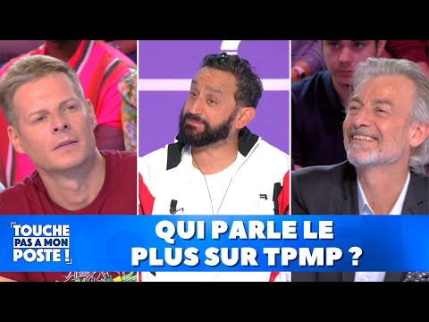 Qui parle le plus sur TPMP ?