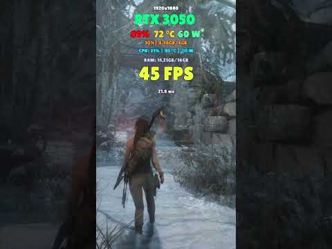 RTX 3050 – Rise Of The Tomb Raider (Full HD Max Graphics)